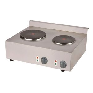 Migsa (BB-HSC-2205) Parrilla eléctrica de 2 secciones