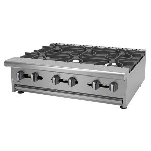 ASBER (AEHP-6-36) Parrilla a gas de 6 quemadores