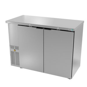 ASBER (ABBC-24-48-S-HC) Refrigerador contrabarra 2 puertas sólidas