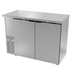 ASBER (ABBC-24-60-S-HC) Refrigerador contrabarra 2 puertas sólidas