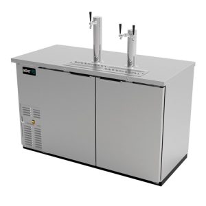 Asber (ADDC-58-S-HC) Dispensador cerveza 2 Puertas sólidas