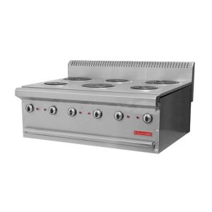 Coriat (PCV-6-E) Parrilla Eléctrica de 6 quemadores