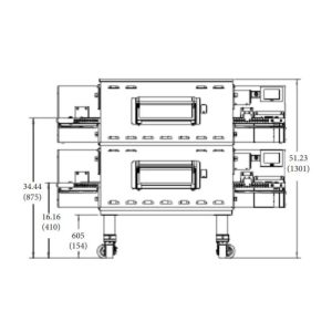 MIDDLEBY MARSHALL (PS638G DOBLE) HORNO DE BANDA