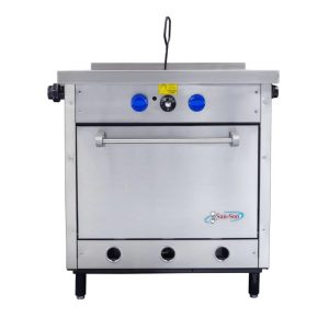 San-Son (ZH-703) Estufa Extrapesada con Plancha Tipo Francesa y Horno