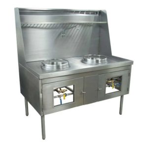 San-Son (ZEWOKS-140) Estufa Wok Profesional 2 Secciones
