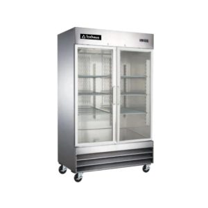 Icehaus ( CV-2PC-SS-01 ) Congelador 2 puertas de cristal