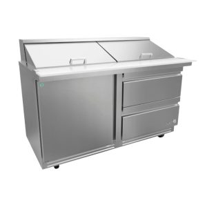 Mesa Refrigerada de Preparación Mega Top Premium 2 Cajones y 1 Puerta Asber APTM 60 24 D2 P HC