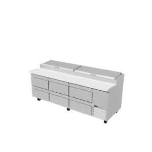 Mesa Refrigerada de Preparación para Pizzas 3 Puertas Premium Asber APTP 93 P HC