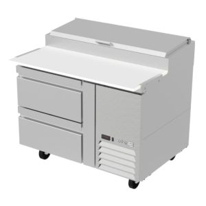 Mesa Refrigerada de Preparación para Pizzas 2 Cajones Premium Asber APTP 46 D2 P HC