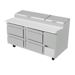 Mesa Refrigerada de Preparación para Pizzas 4 Cajones Premium Asber APTP 67 D4 P HC