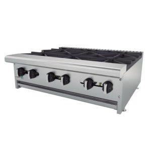 Parrilla a Gas de 6 Fuegos Emerald Line Asber AEHP 6 36 EM LPG