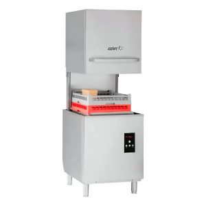 Lavavajillas de Capota con Bomba de Vaciado Asber GTX H510 B W DD SA