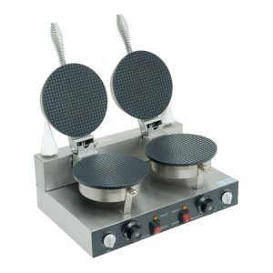 Migsa (FB-ZU2) Cocinador de conos y canastillas sencilla doble