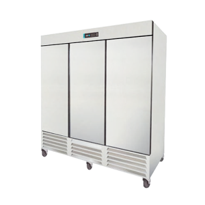 Asber (ARR-72-H) Refrigerador industrial 3 puertas sólidas