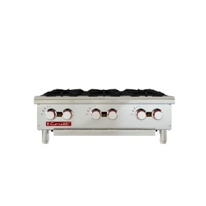 Coriat (PCV-6 MASTER DE MESA) Parrilla a gas 6 quemadores octagonales, 3 parrillas superiores